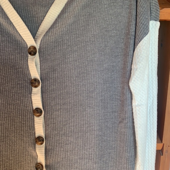 BKE Buckle Ribbed cardigan - Picture 3 of 4